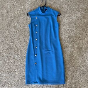 Blue short dress